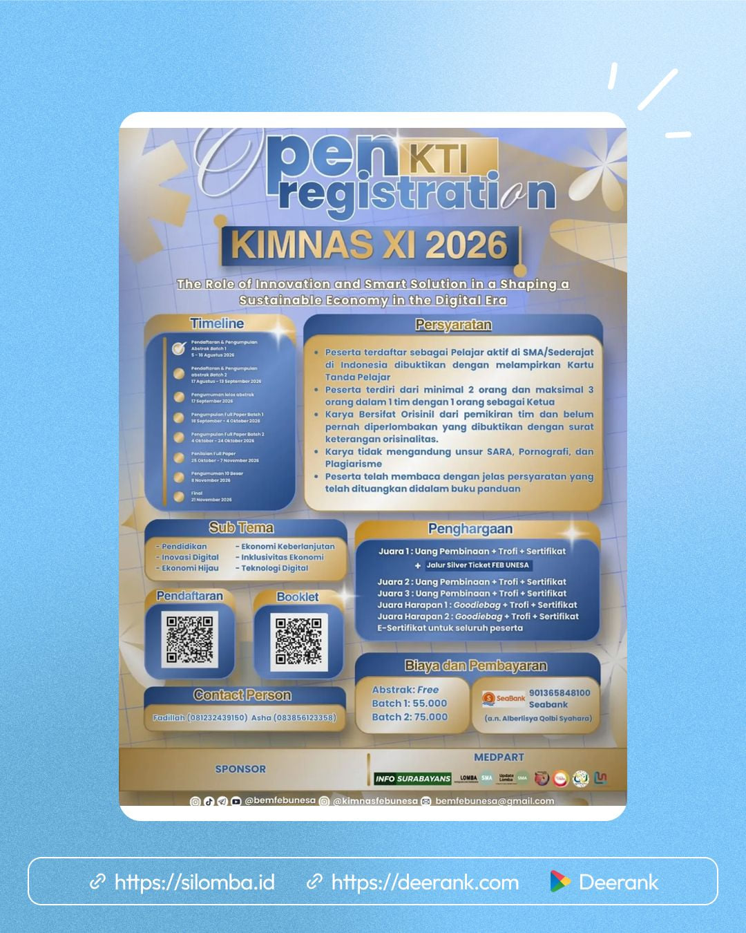 KIMNAS XI 2026 - Poster 1