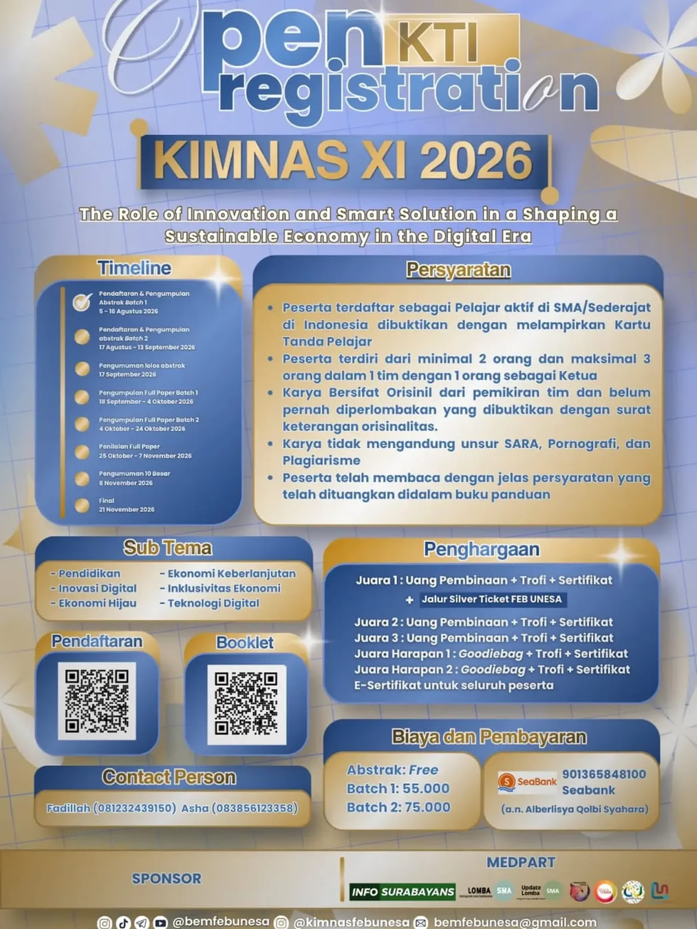 KIMNAS XI 2026 - Poster 2