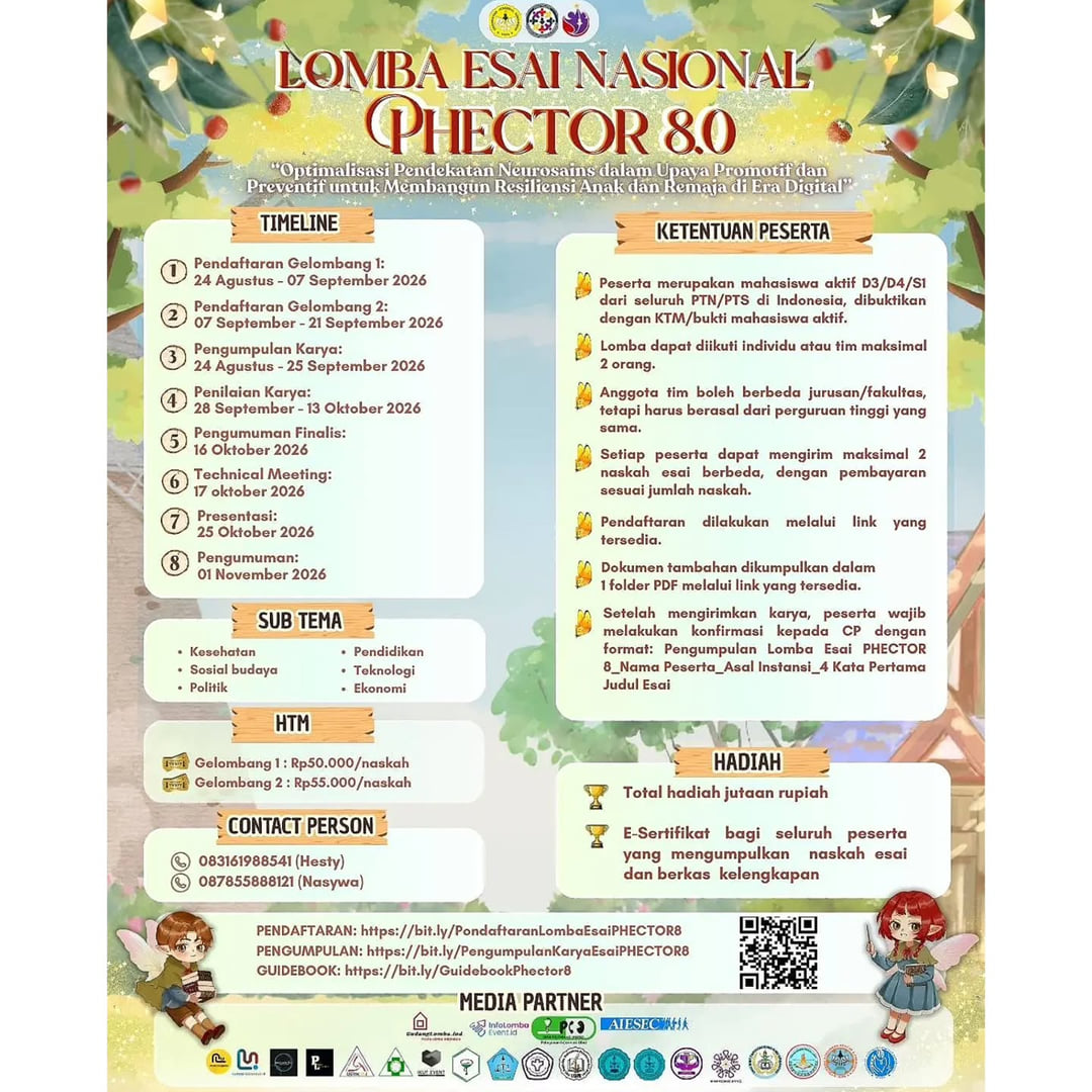 Lomba Esai Nasional Public Health Scientific Event of the Year (PHECTOR) 8.0 - Poster 2