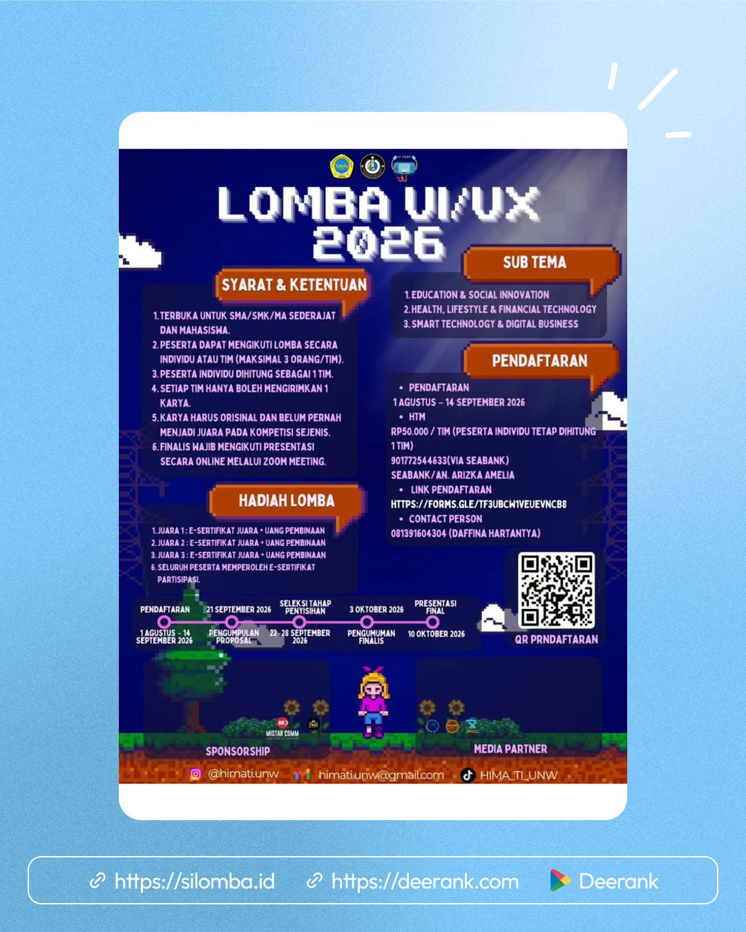 IT FEST 2026 (UI/UX & Web Development) - Poster 1