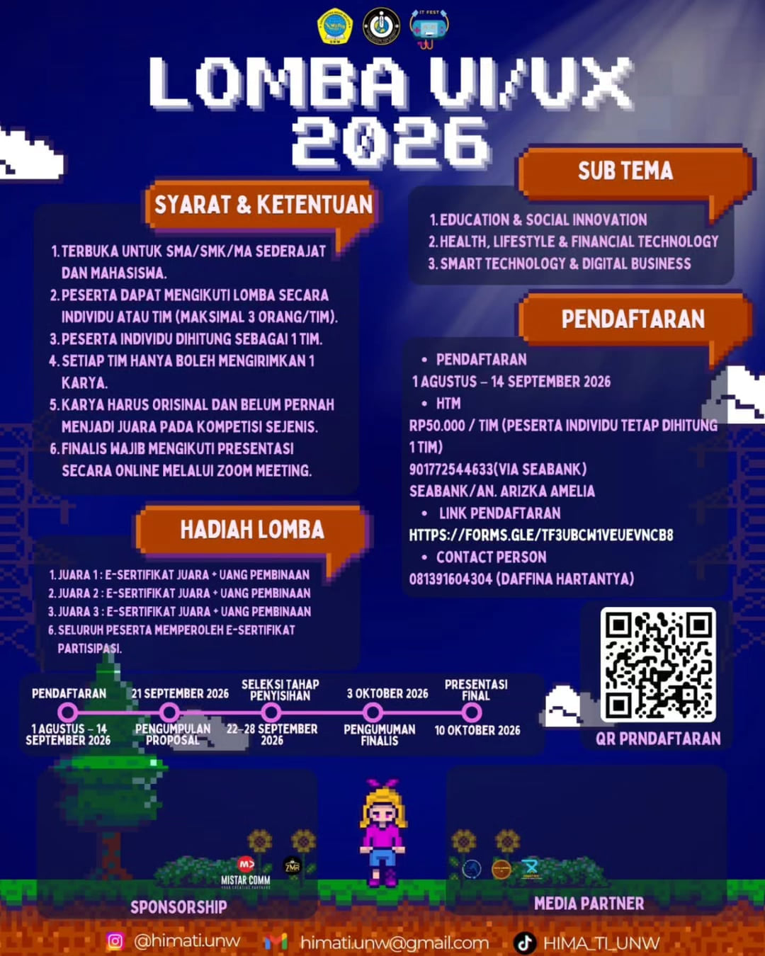 IT FEST 2026 (UI/UX & Web Development) - Poster 2