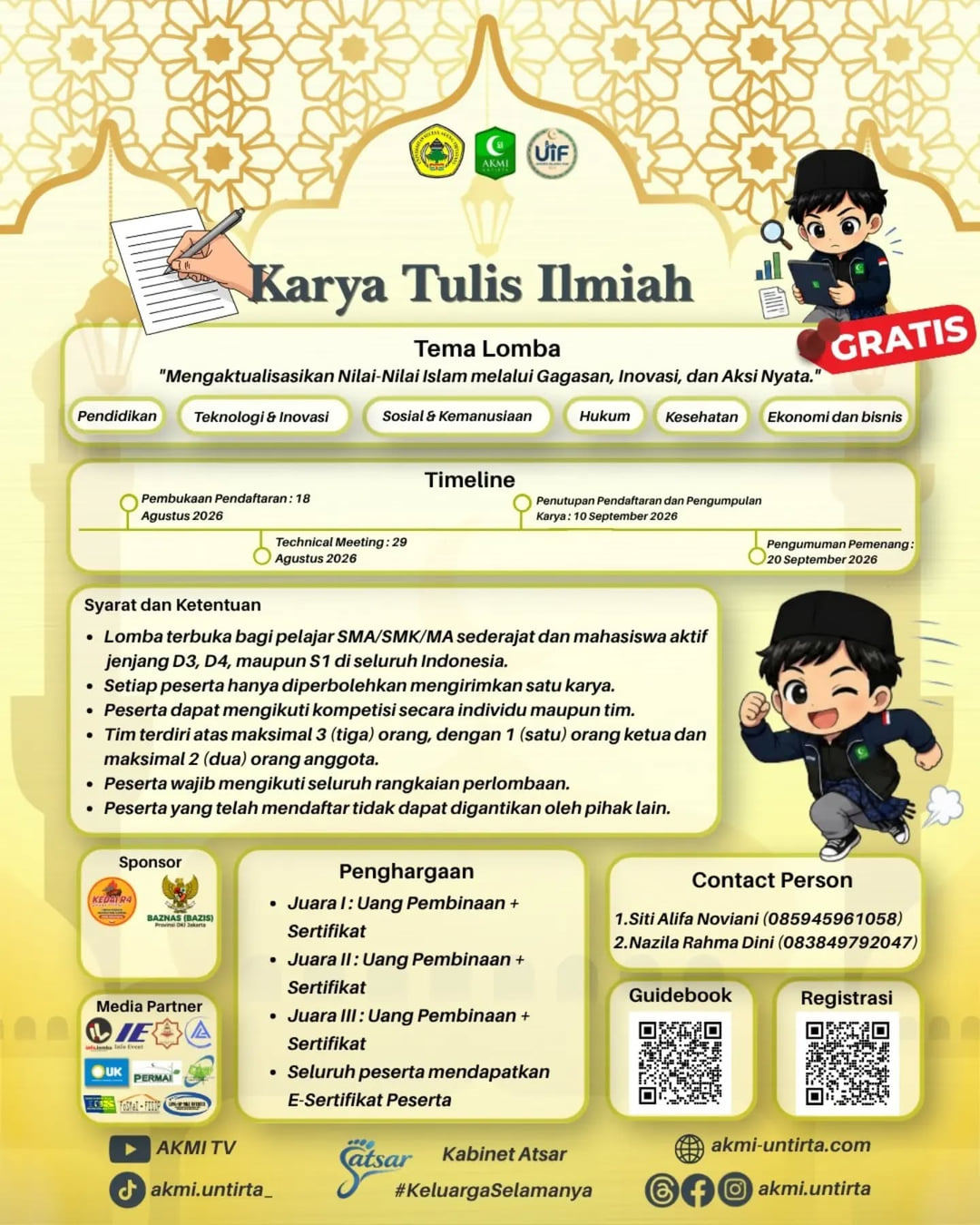 AKMI Competition β Untirta Islamic Fair (UIF) 2026 - Poster 2