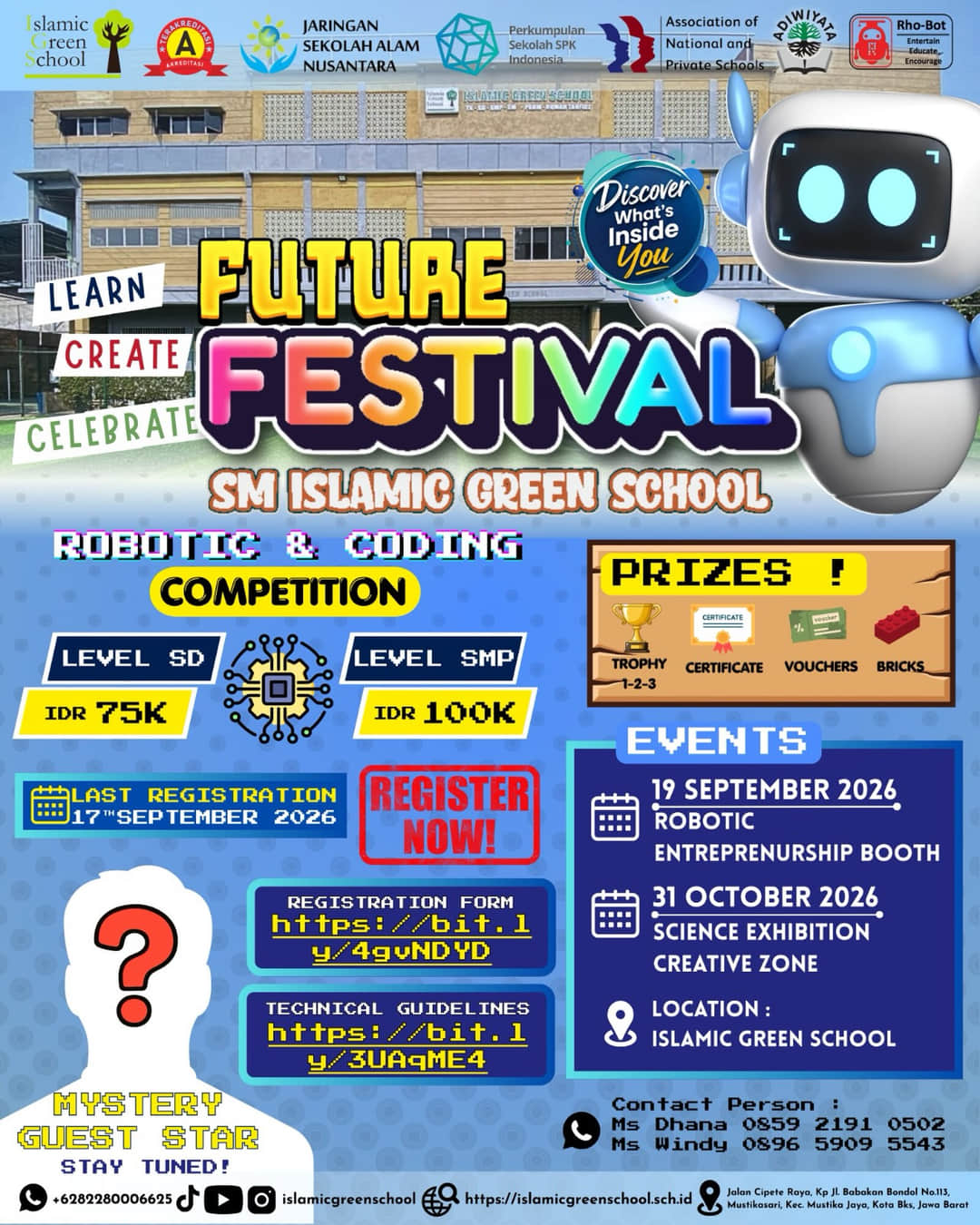ROBOTICS & CODING COMPETITION at FUTURE FESTIVAL β SM ISLAMIC GREEN SCHOOL - Poster 2