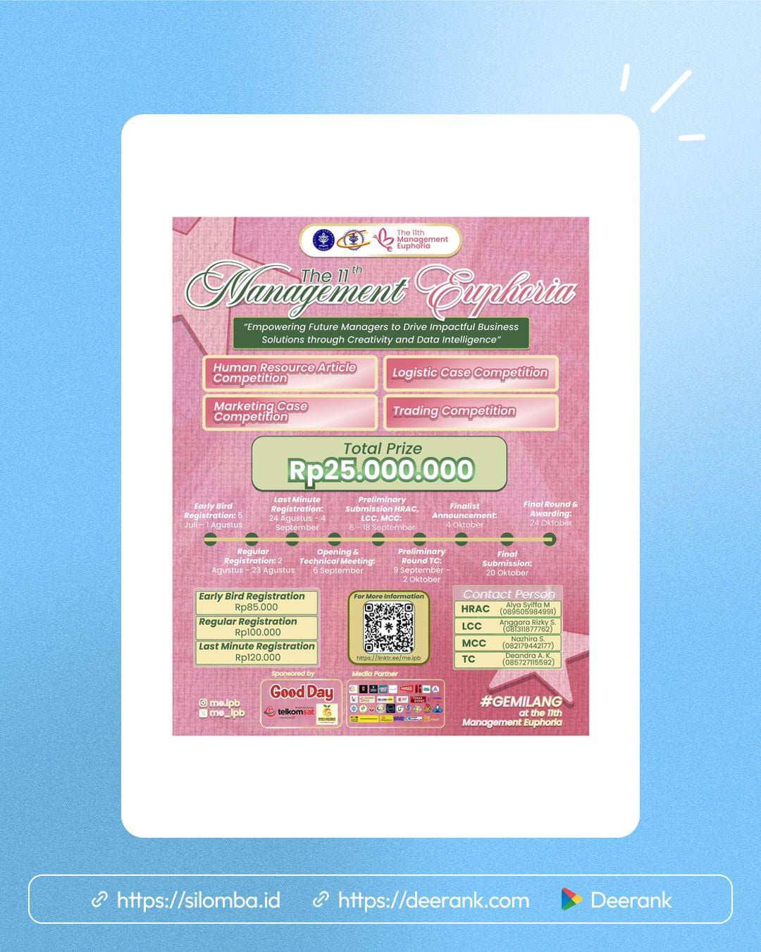 The 11th Management Euphoria IPB 2026 - Poster 1