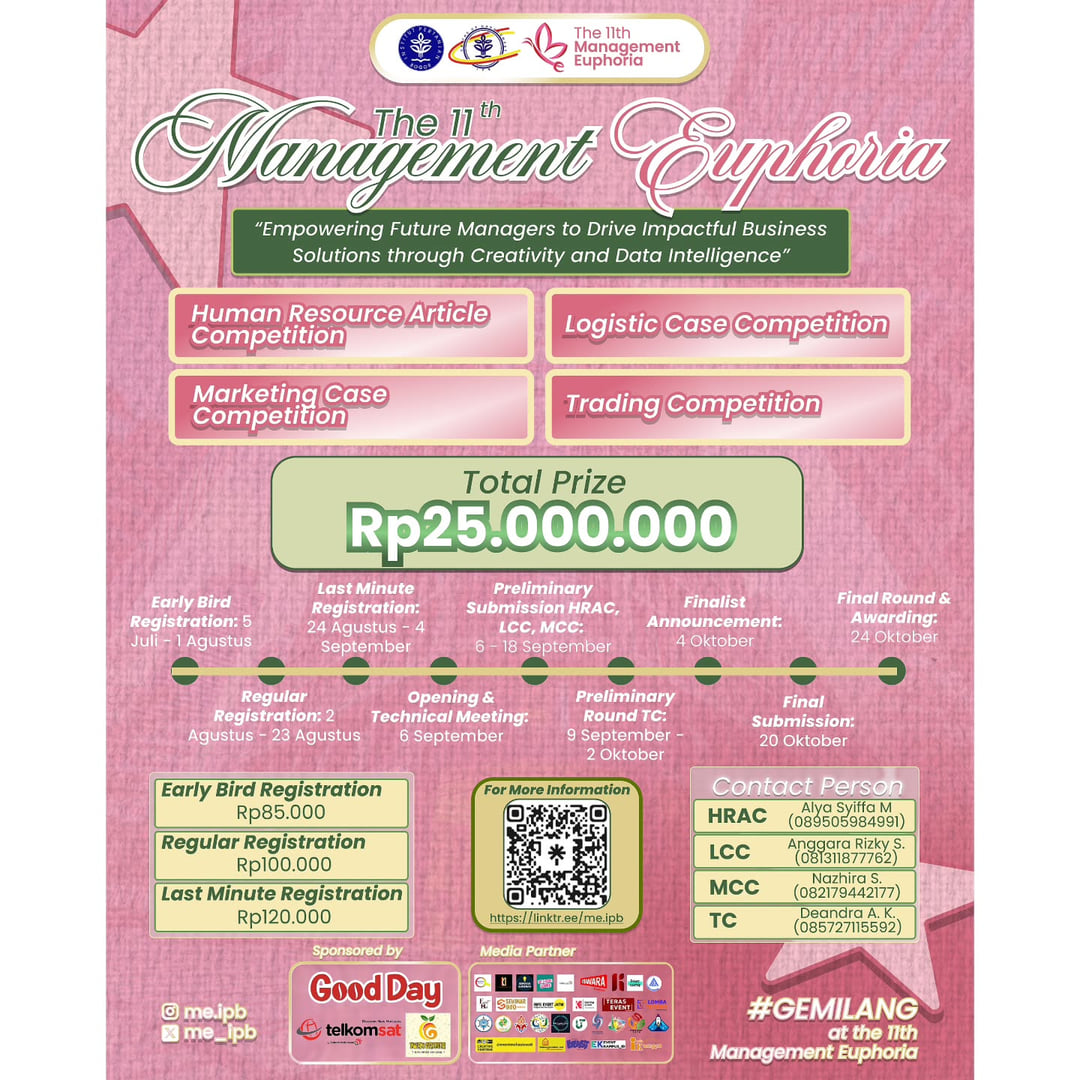 The 11th Management Euphoria IPB 2026 - Poster 2
