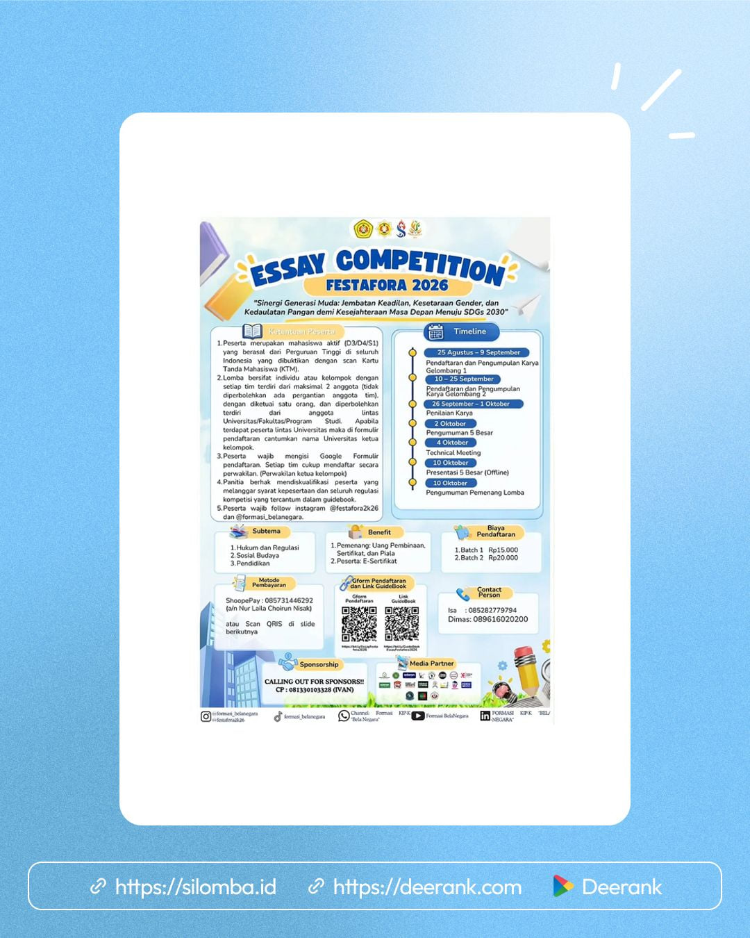 FESTAFORA 2026 - Poster 1