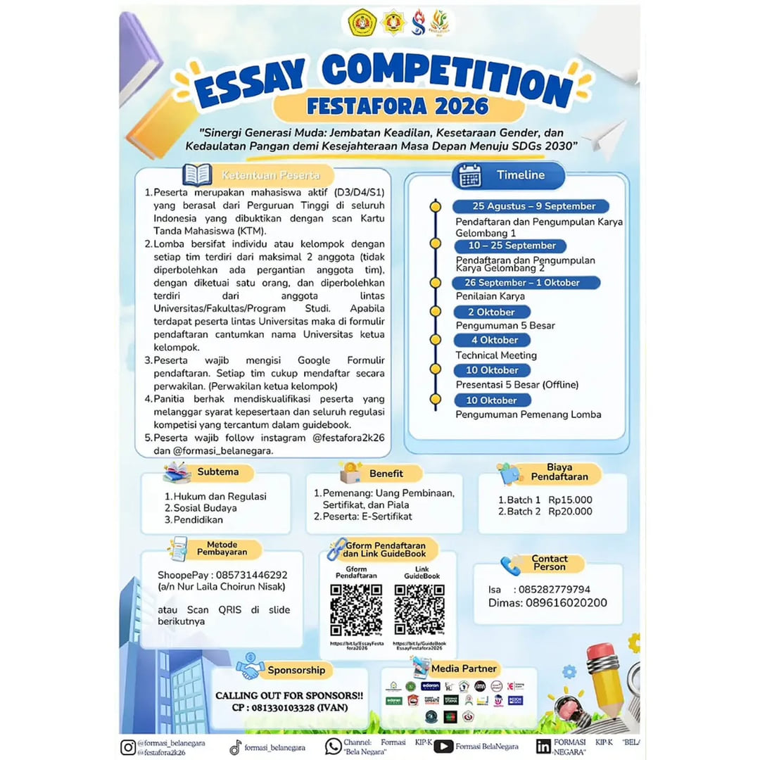 FESTAFORA 2026 - Poster 2
