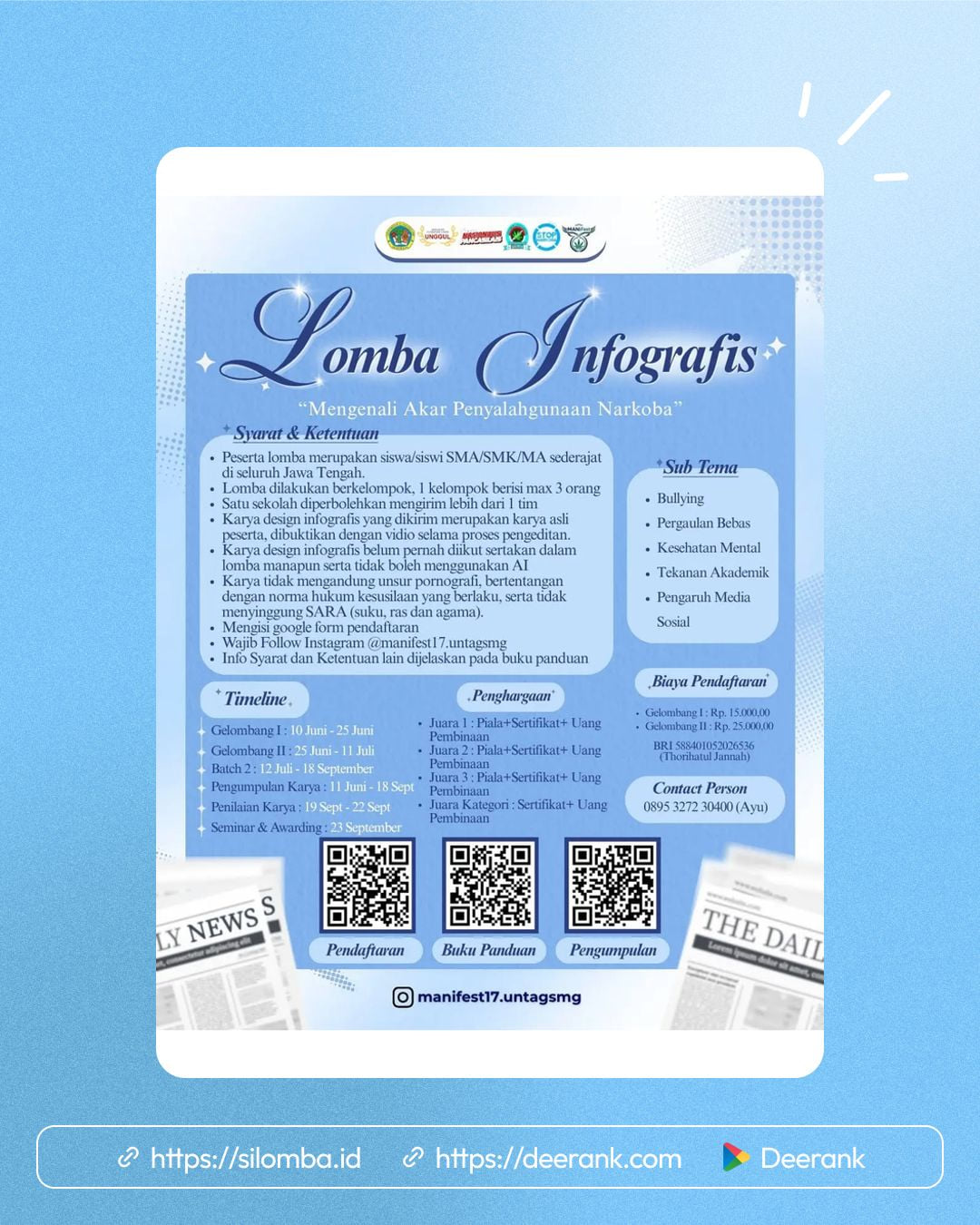 Lomba Infografis MANiFest 2026 - Poster 1