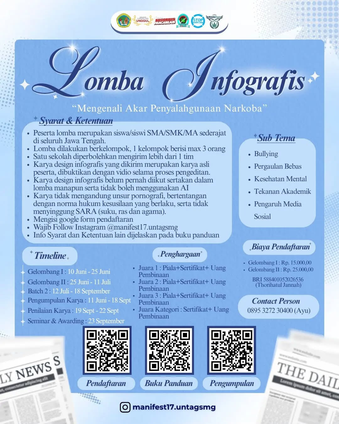 Lomba Infografis MANiFest 2026 - Poster 2