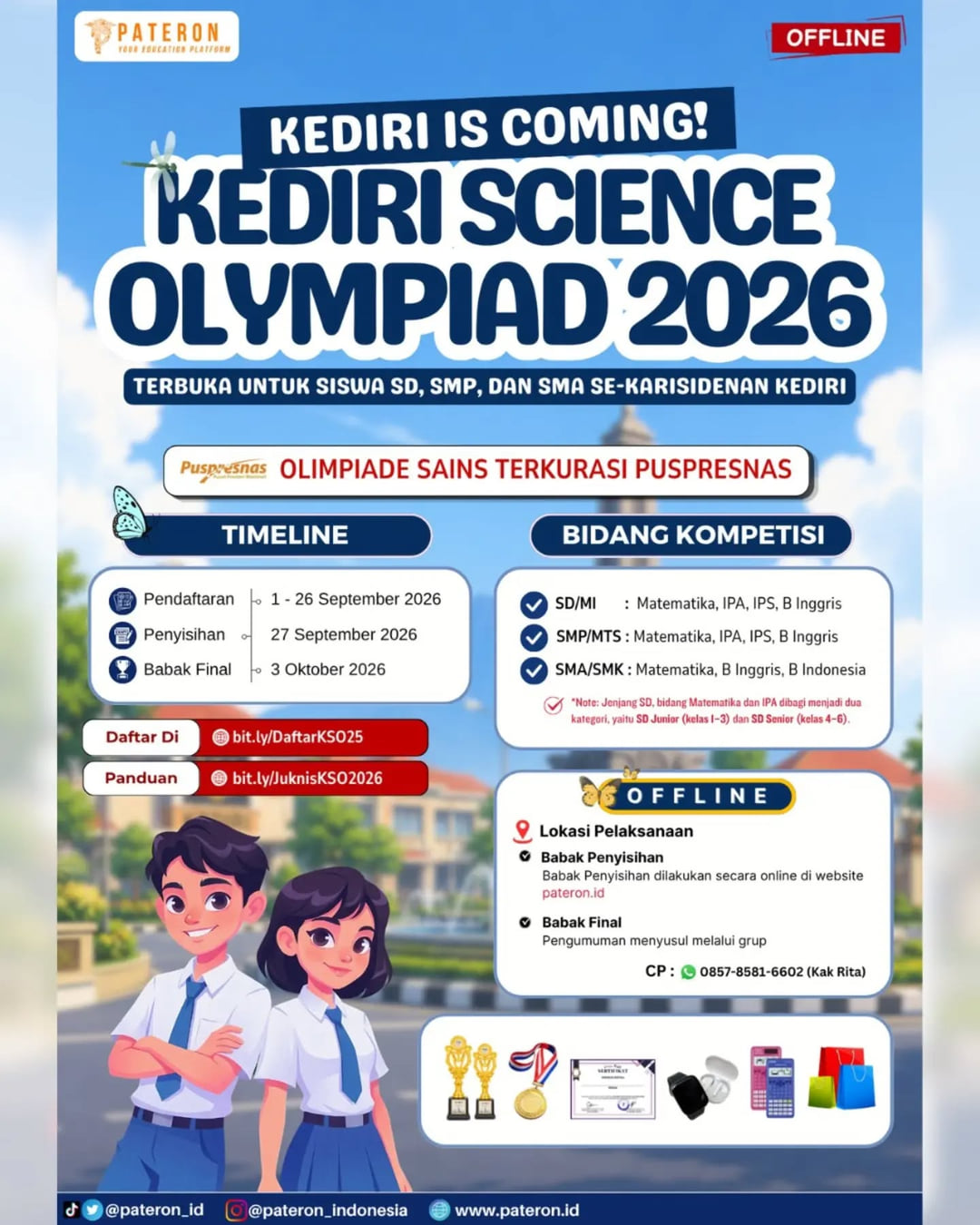 Kediri Science Olympiad 2026 - Poster 2