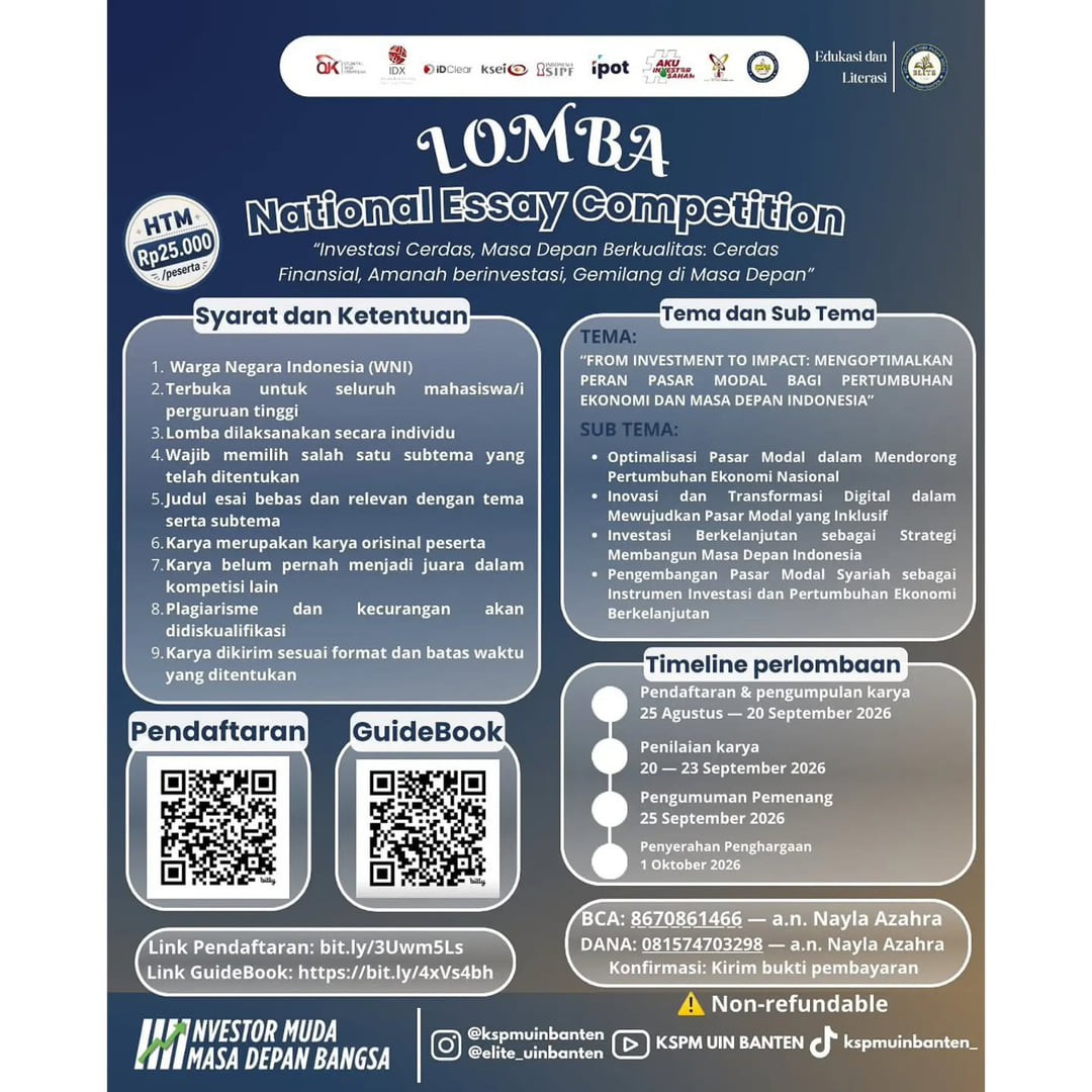 National Essay Competition 2026 - Poster 2