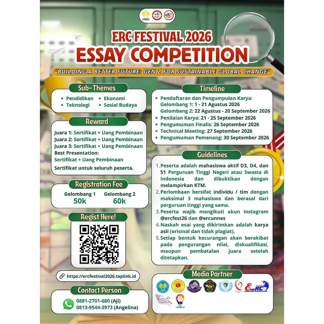 EPIC (ERC Progressive Idea Competition) - ERC Festival 2026 - Poster 2