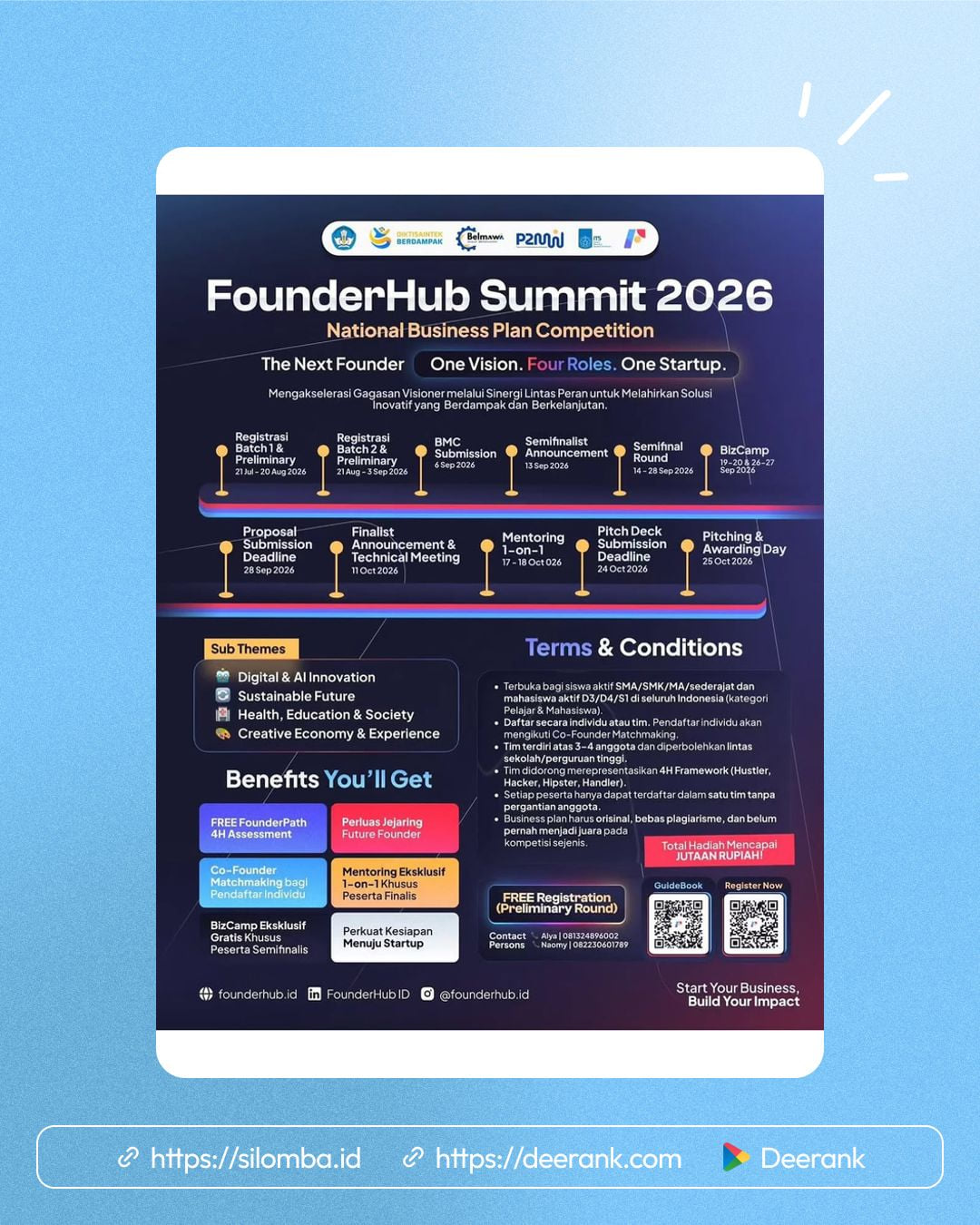 FounderHub Summit 2026 - Poster 1