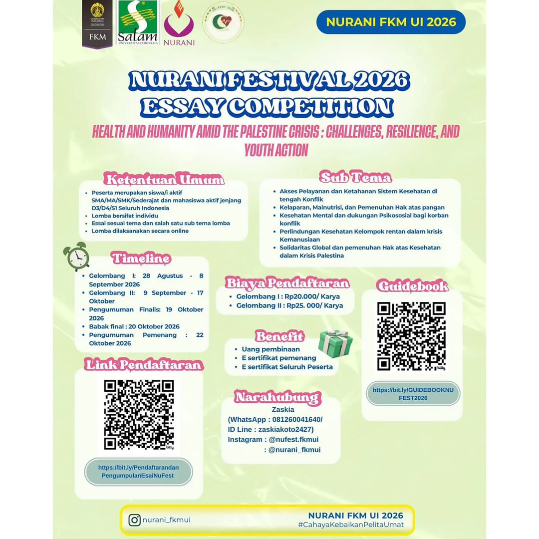 Essay Competition Nurani Festival 2026 - Poster 2
