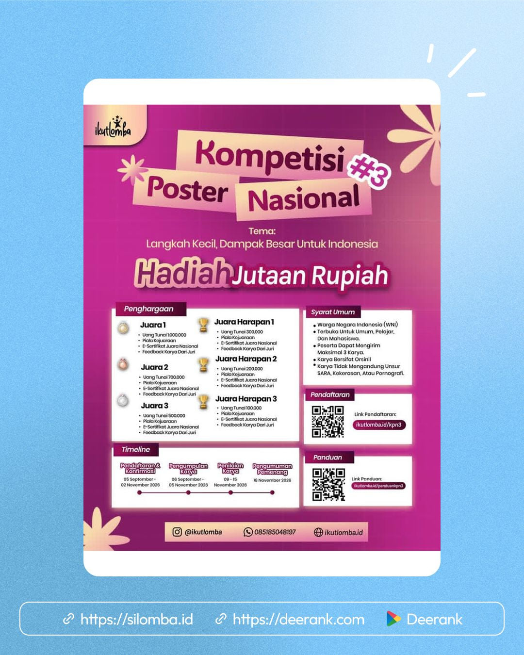 Kompetisi Poster Nasional #3 - Poster 1
