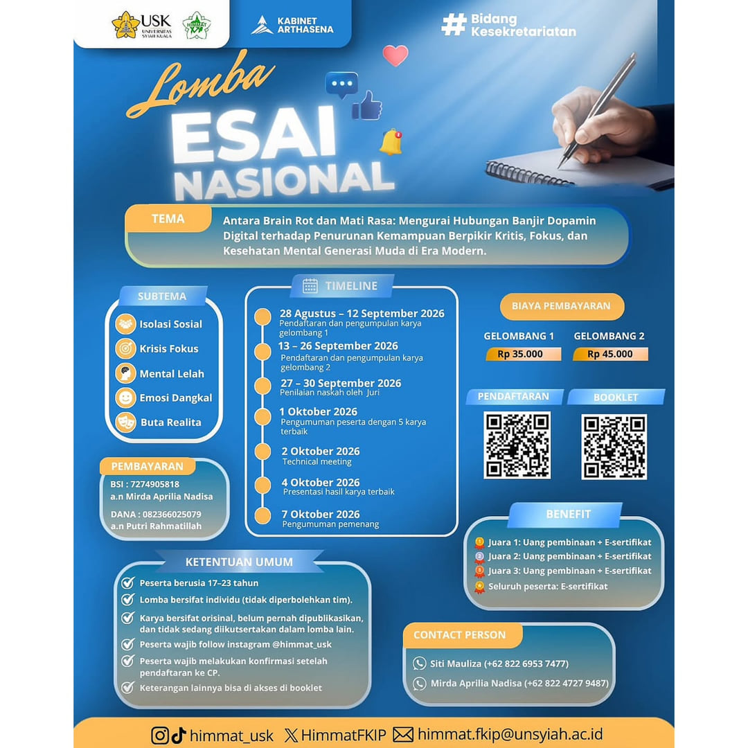 LOMBA ESAI NASIONAL 2026 - Poster 2