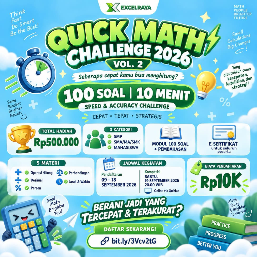 QUICK MATH CHALLENGE 2026 β VOL. 2 - Poster 2