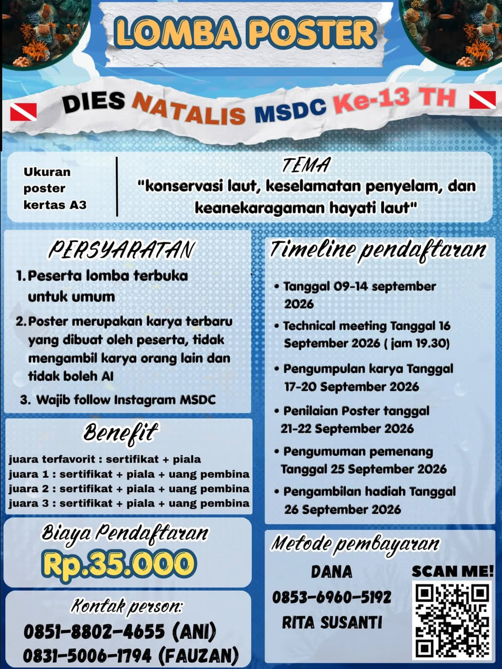 LOMBA POSTER DAN EDITING VIDEO MSDC KE-13 - Poster 2