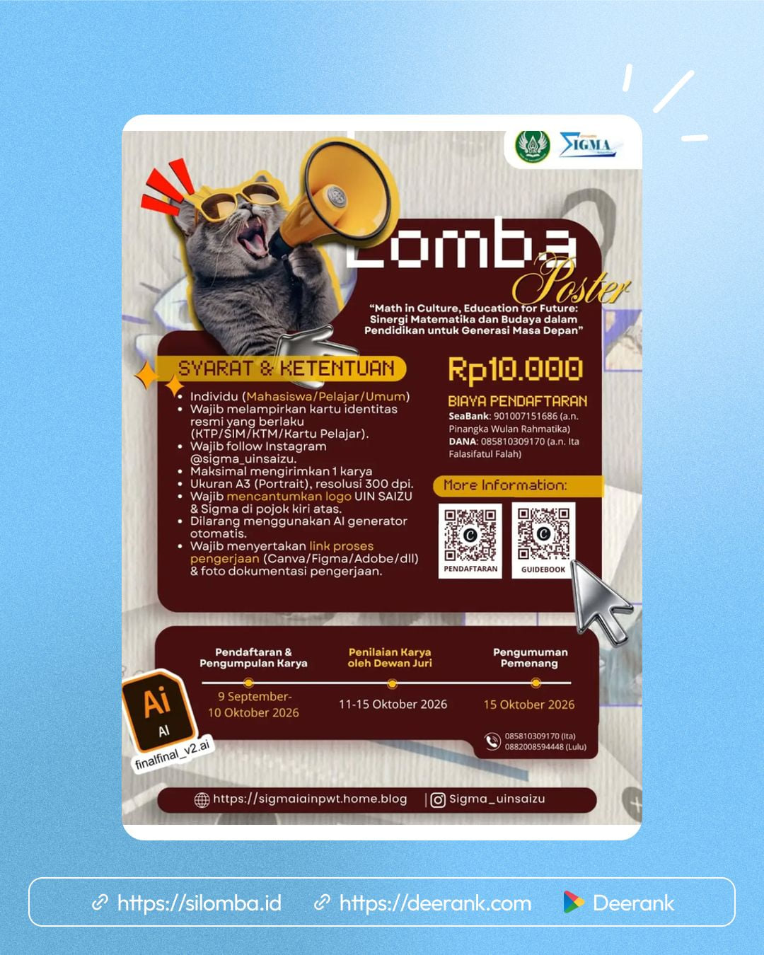 LOMBA POSTER SIGMA 2026 - Poster 1