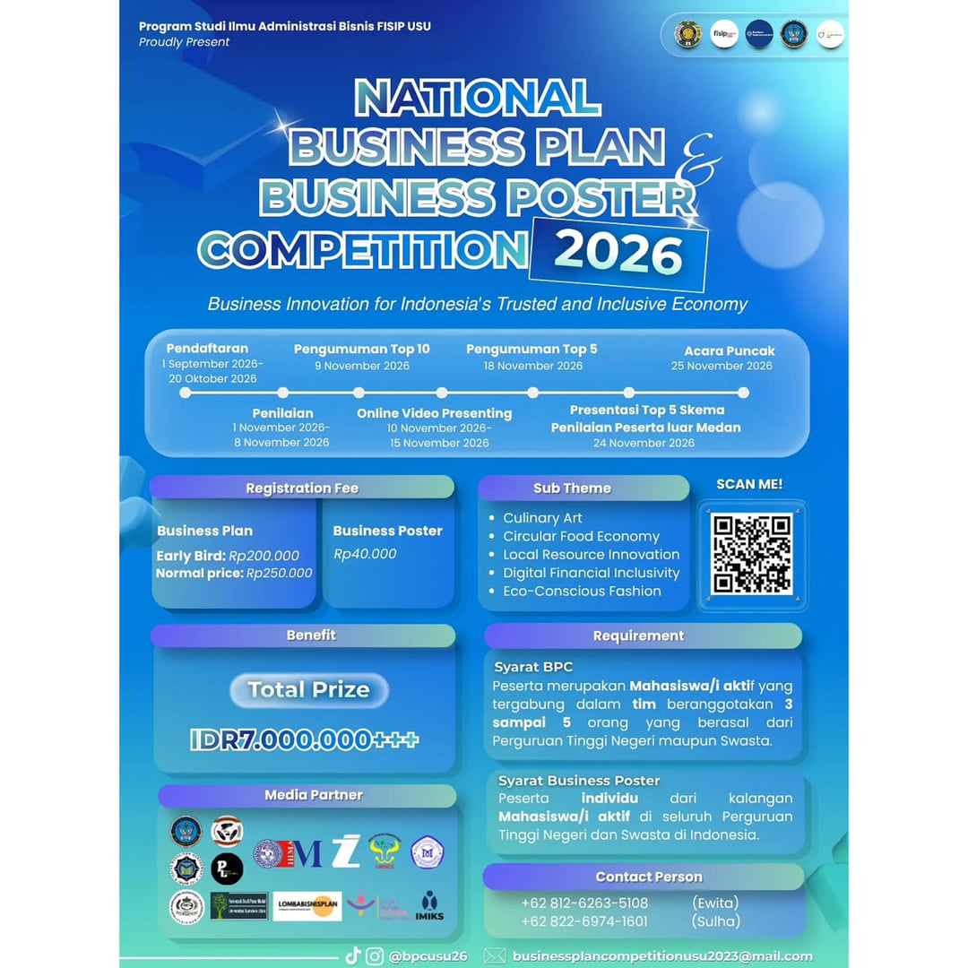 National Business Plan & Business Poster Competition 2026 - Poster 2