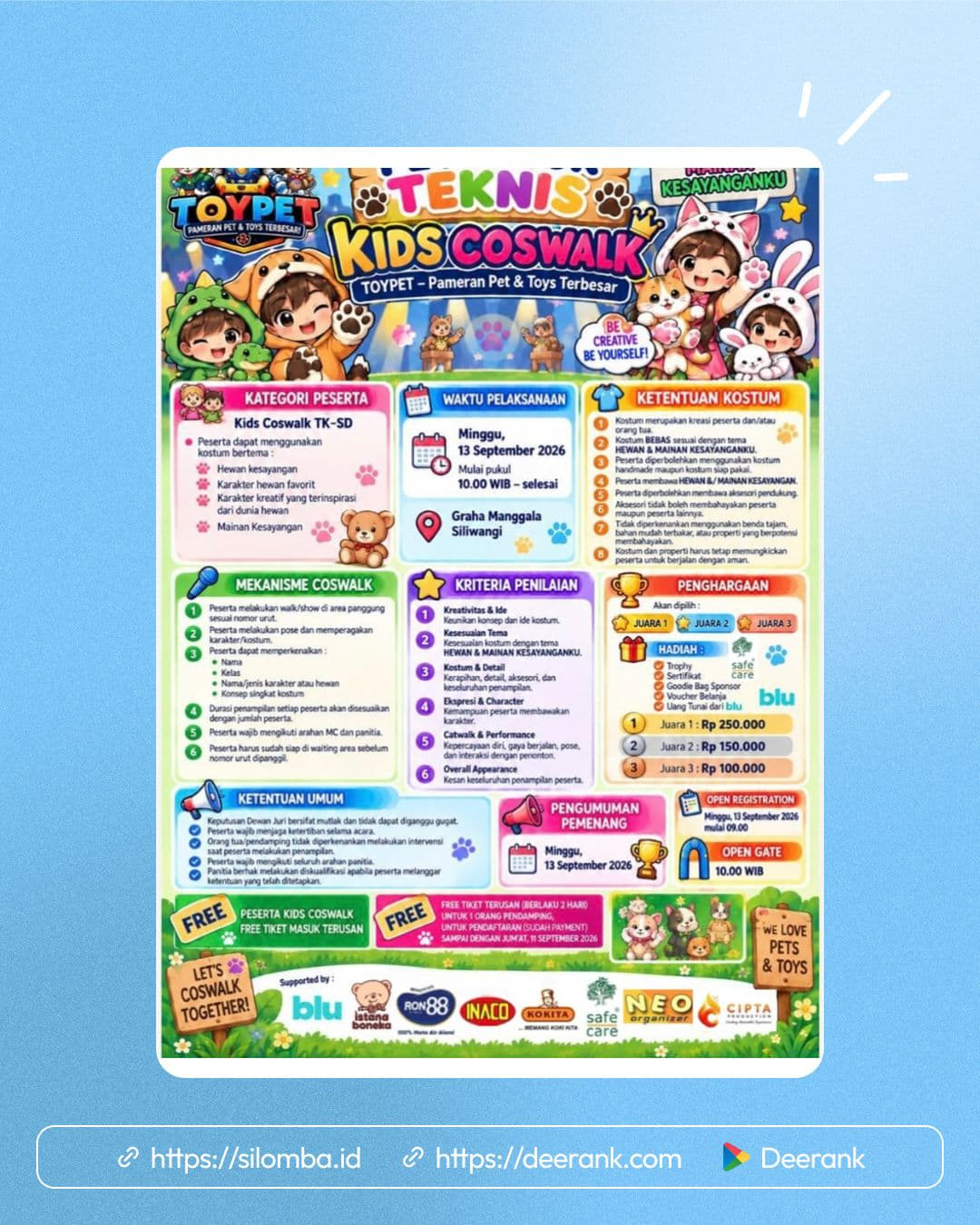 Lomba ToyPet 2026 - Poster 1