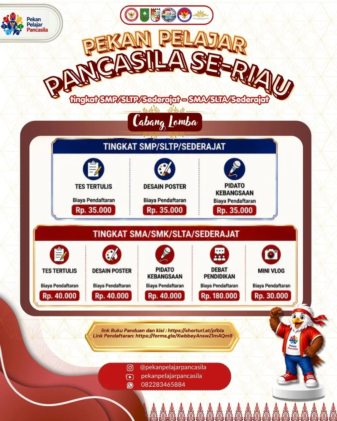 Pekan Pelajar Pancasila Se-Riau - Poster 2