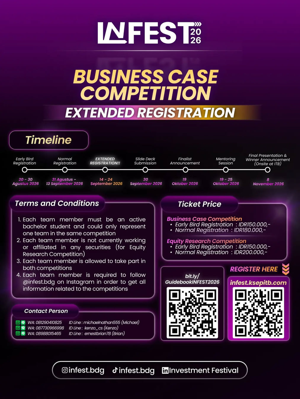 INFEST 2026 Business Case Competition - Poster 2