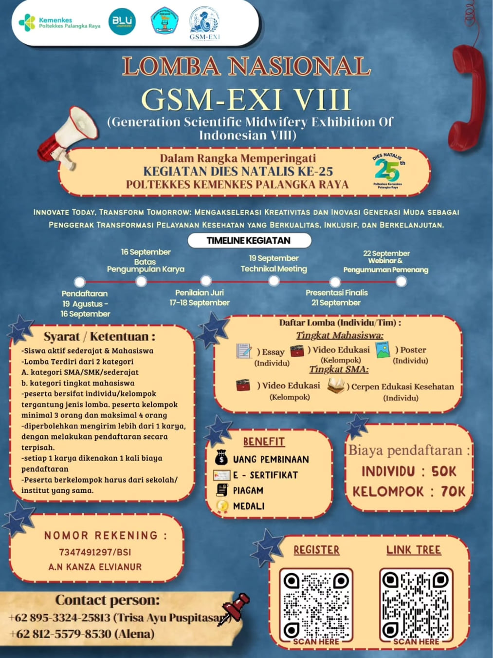 GSM-EXI VIII (Generation Scientific Midwifery Exhibition Of Indonesian VIII) - Poster 2