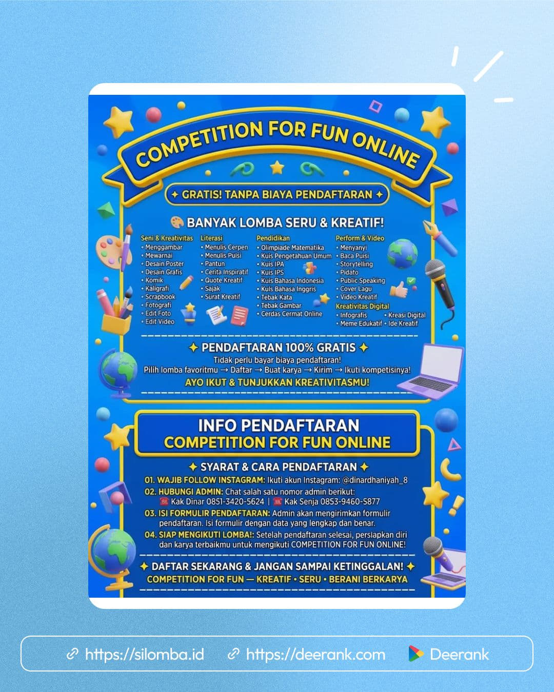 COMPETITION FOR FUN ONLINE - Poster 1