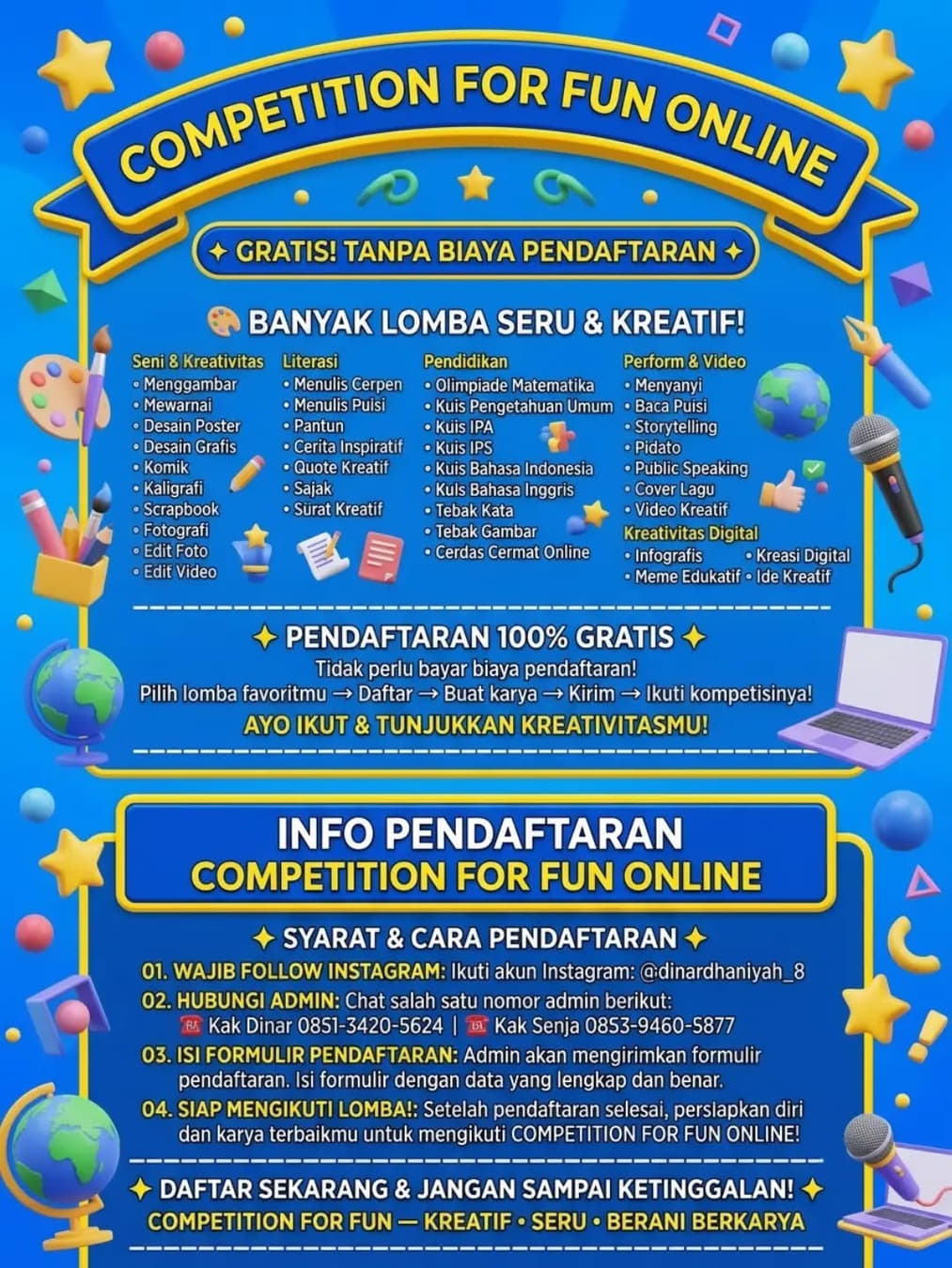 COMPETITION FOR FUN ONLINE - Poster 2