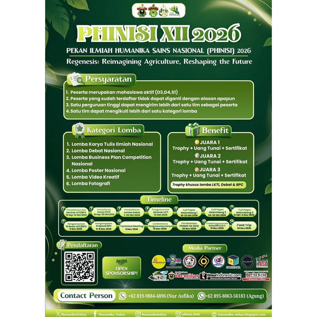 PHINISI XII 2026 - Poster 2