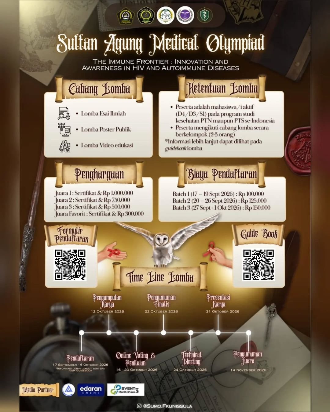 SULTAN AGUNG MEDICAL OLYMPIAD (SUMO) 2026 - Poster 2