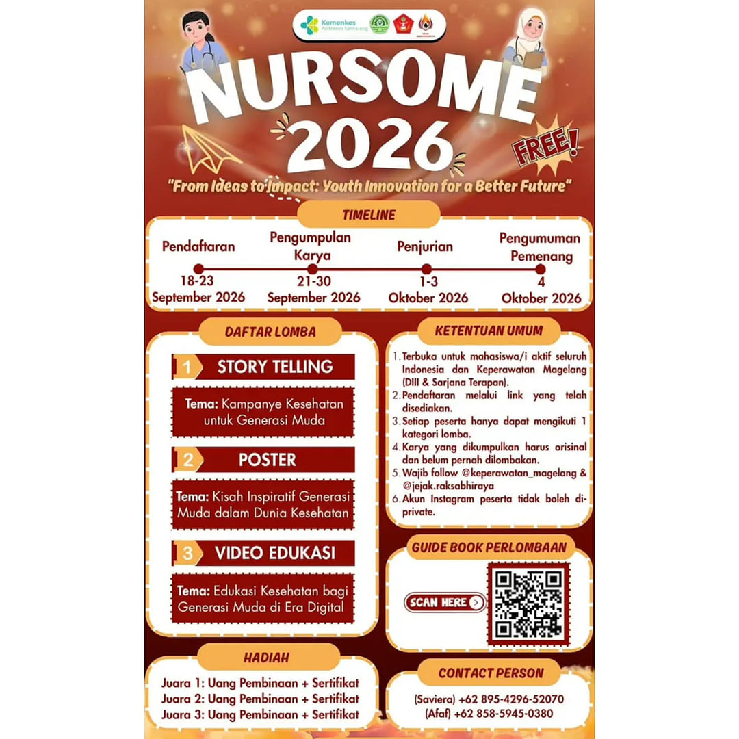 National Competition of Awesome Future (NURSOME) 2026 - Poster 2