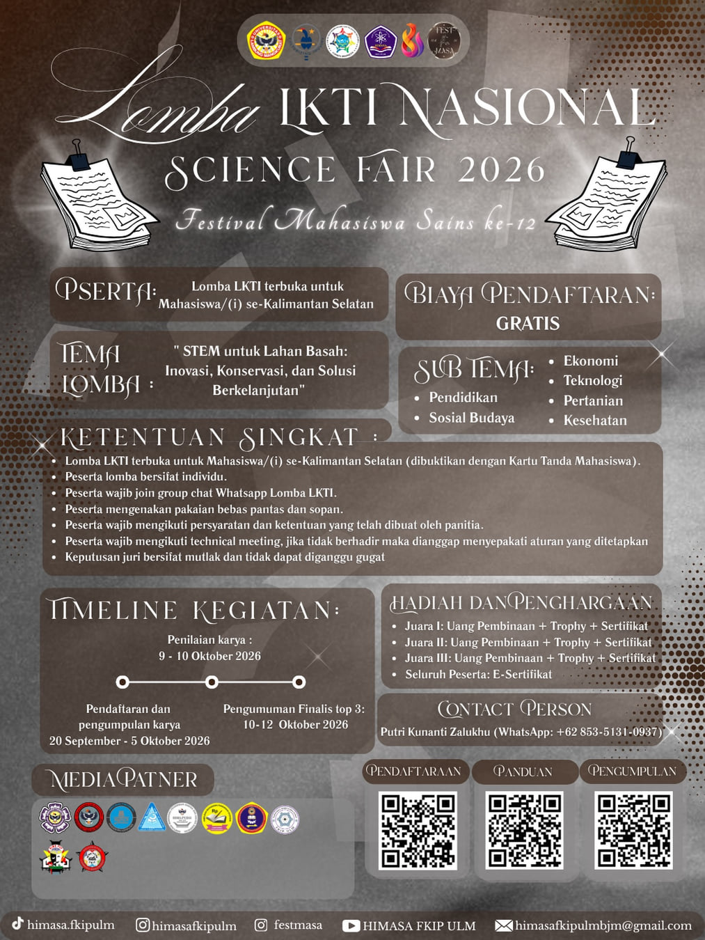 Lomba Karya Tulis Ilmiah Nasional - Science Fair 2026 - Poster 2