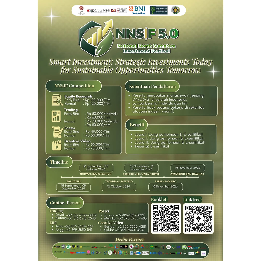 National North Sumatera Investment Festival 5.0 - Poster 2