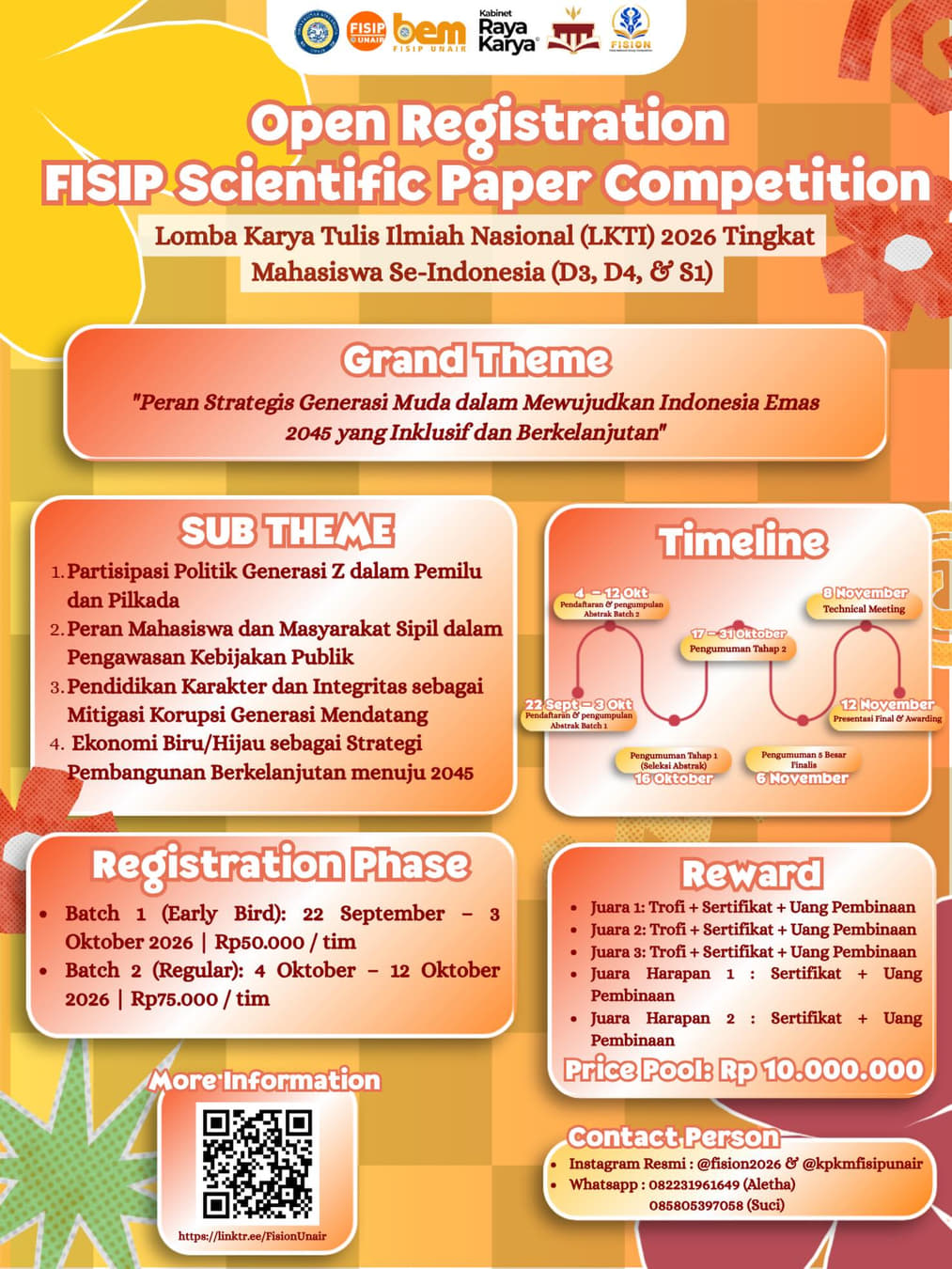 FISIP Scientific Paper Competition (FISION) 2026 - Poster 2