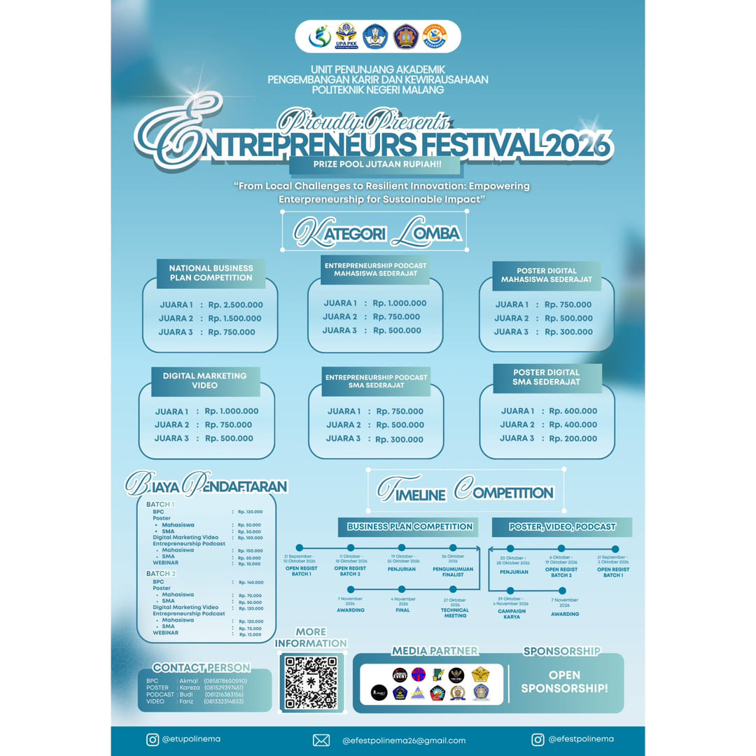 Entrepreneurs Festival 2026 - Poster 2
