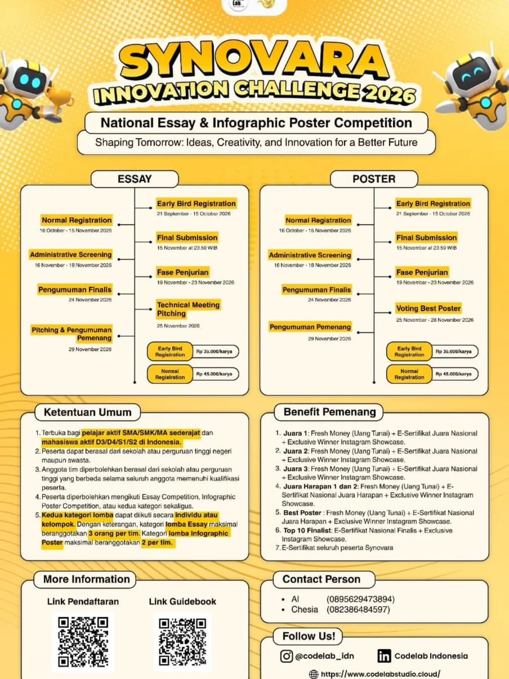 SYNOVARA: Innovation Challenge 2026 - Poster 2