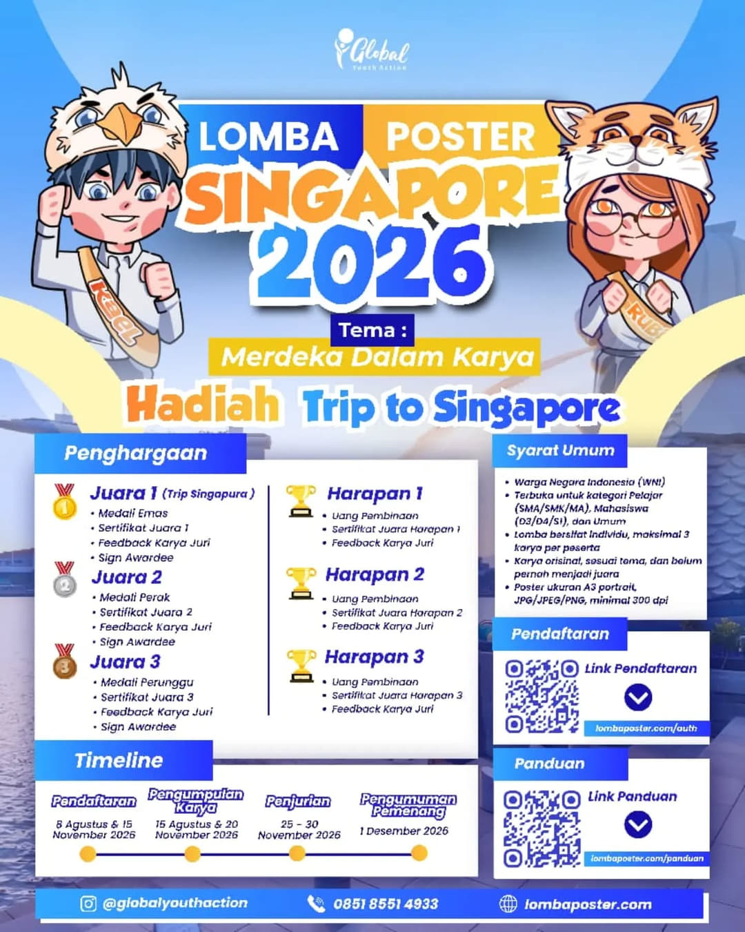 Lomba Poster Singapura 2026 - Poster 2