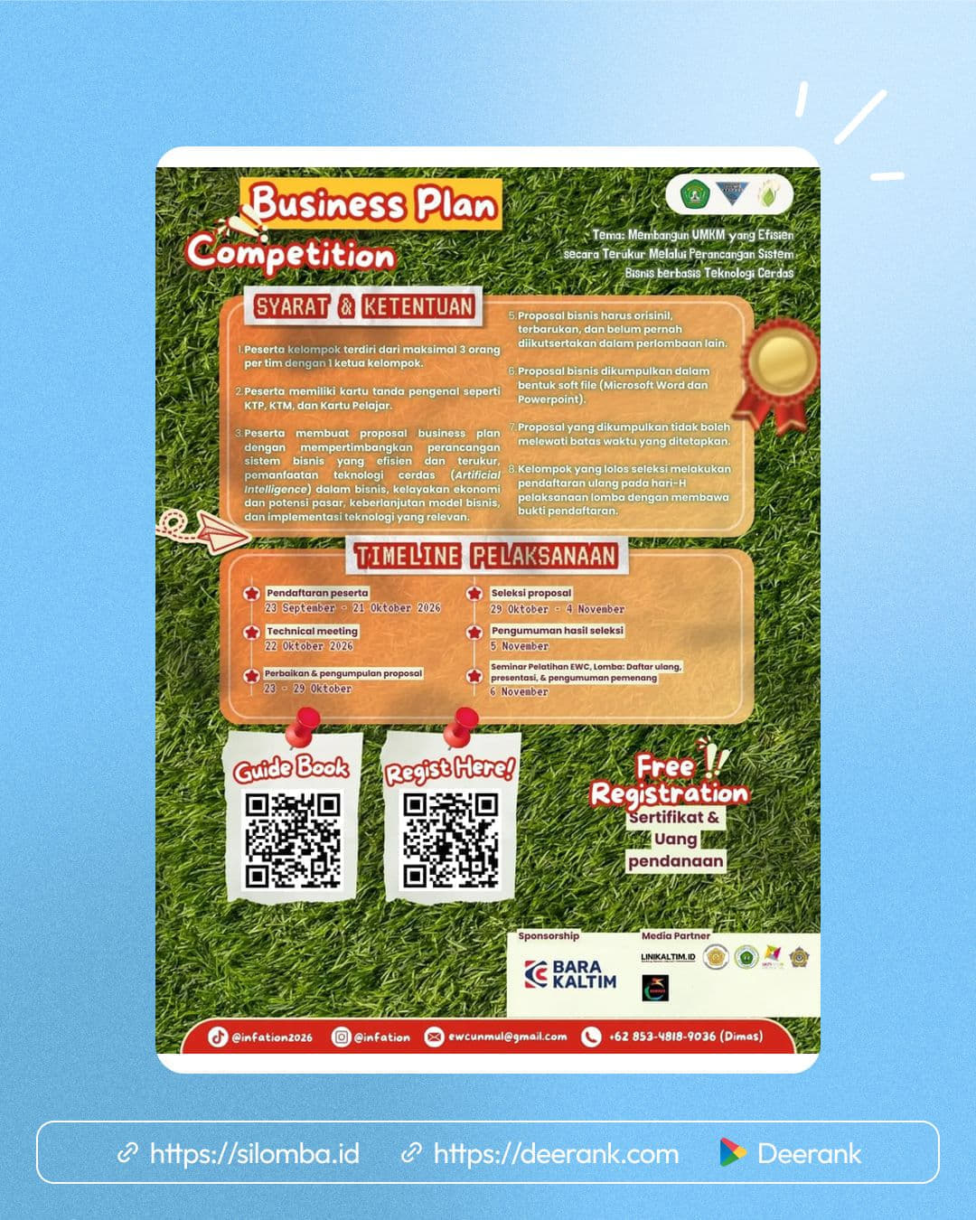 Business Plan Competition EWC 2026 - Poster 1