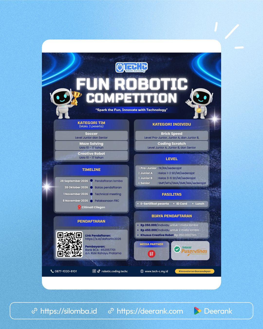 Fun Robotic Competition 2026 - Poster 1