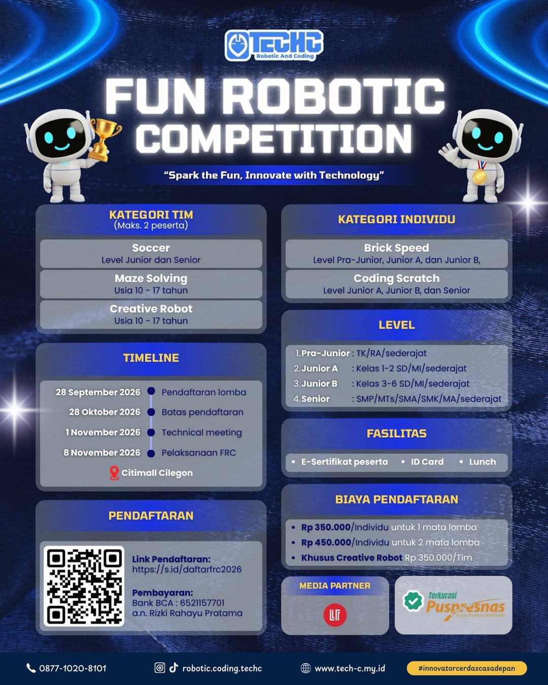 Fun Robotic Competition 2026 - Poster 2