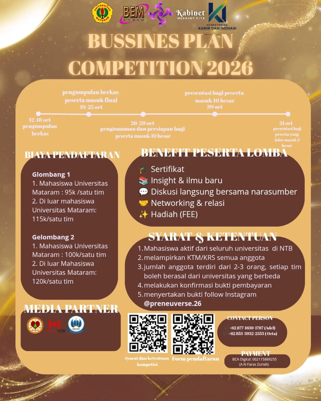 Business Plan Competition 2026 - Poster 2