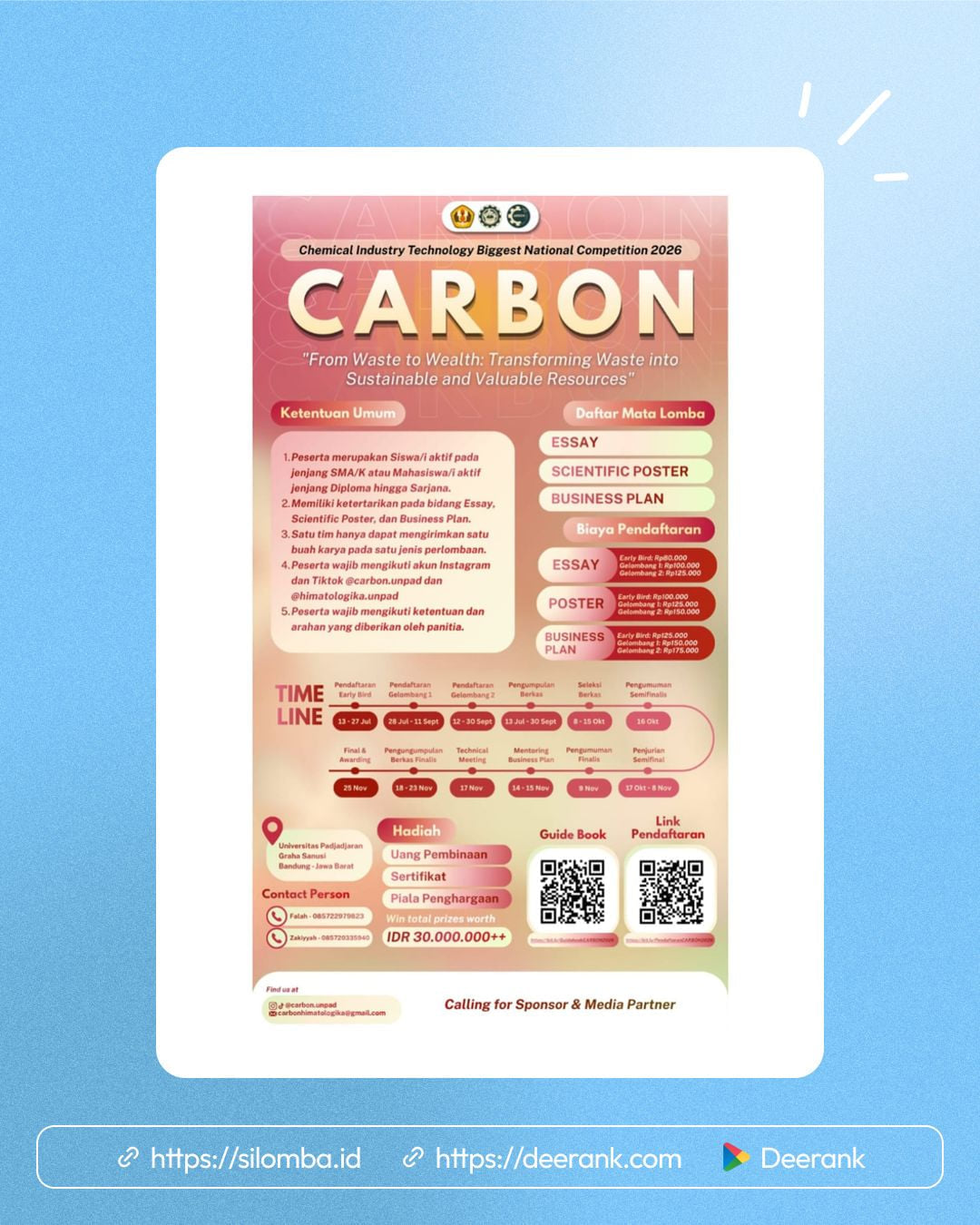 CARBON 2026 - Poster 1