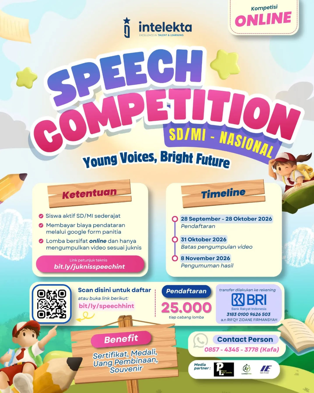 Speech Competition SD/MI - Nasional - Poster 2