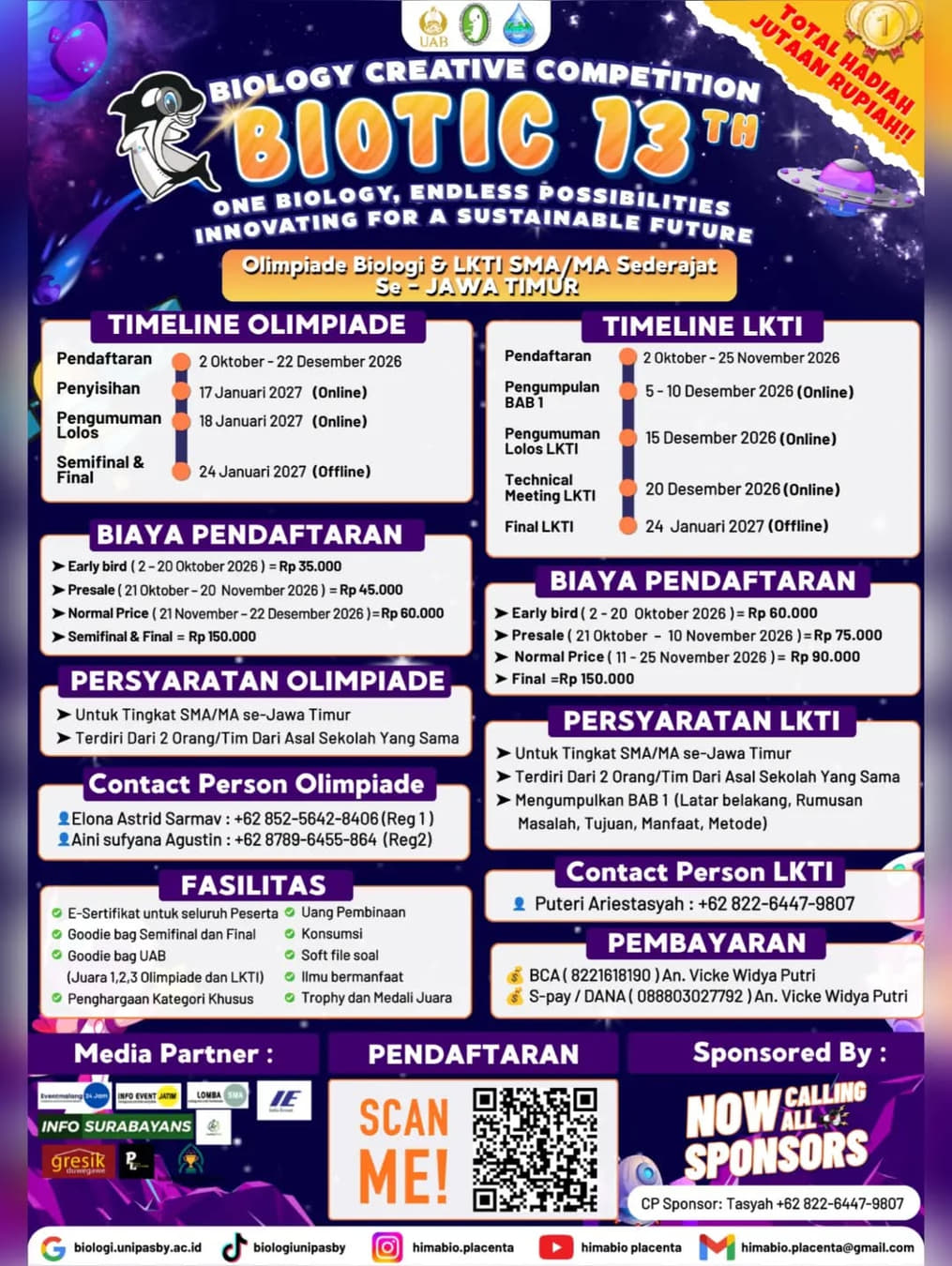 BIOTIC 13TH Biology Creative Competition - Poster 2