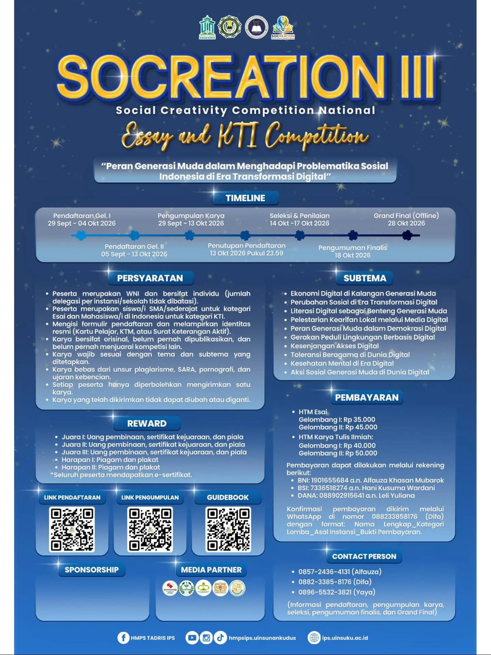 SOCREATION III Social Creativity Competition National - Poster 2