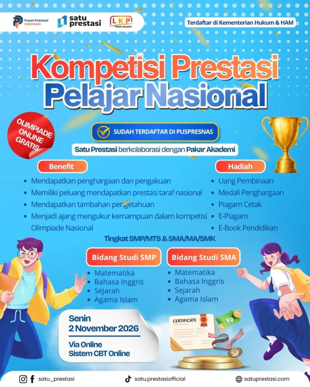 Kompetisi Prestasi Pelajar Nasional - Poster 2