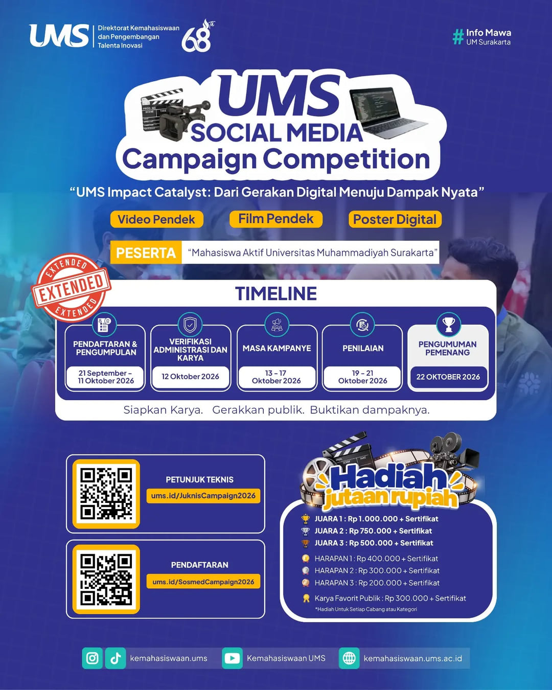 UMS Social Media Campaign Competition 2026 - Poster 2