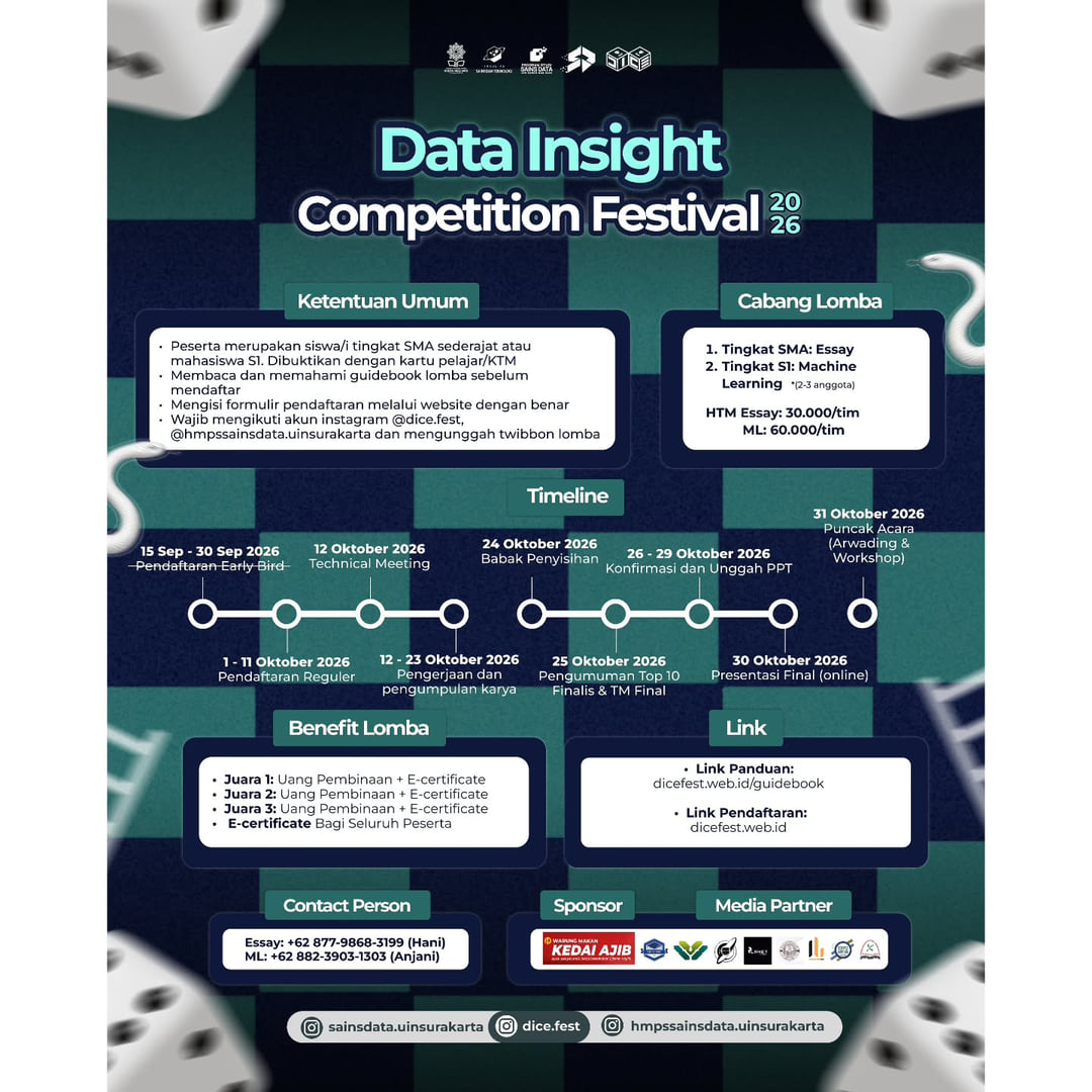 Data Insight Competition Festival 2026 - Poster 2
